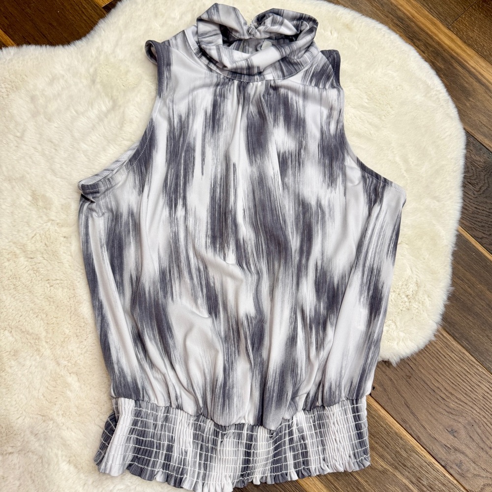 Allison Joy Monochrome Sleeveless Blouse